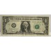 UNITED STATES OF AMERICA 1974 . ONE 1 DOLLAR BANKNOTE . ERROR . MISSING PART OF BANKNOTE